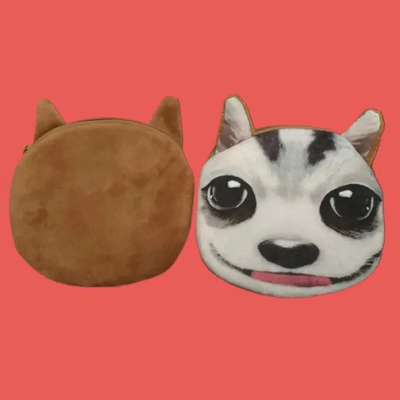 BIG EYED CAT COIN PURSE - Picture 2 of 6